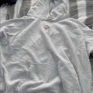 Hollister Gray Fleece Hoodie